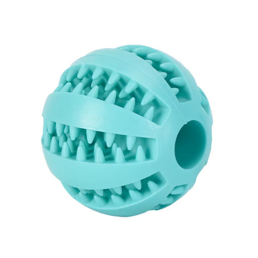 Blue treat ball for small dogs 5cm