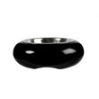 Small dog using Hing Designs Pod elevated feeding bowl