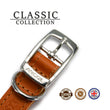 Classic Leather Dog Collar - Various Sizes
