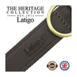 Leather dog collar Ancol latigo havana brown