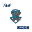 Ancol Viva Padded Dog Harness Black S 36-42cm Pawsome Pets At Home