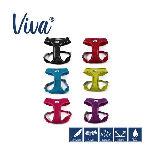 Viva Comfort Dog Harness Red XS 28-40cm