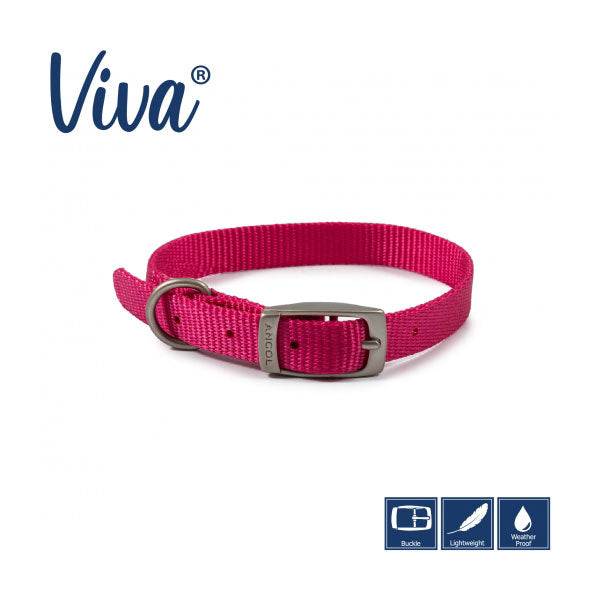 Padded dog collar Ancol Viva cushioned