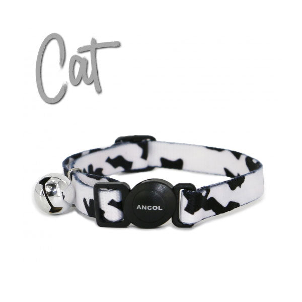 Safety cat collar Ancol cammo design breakaway buckle adjustable