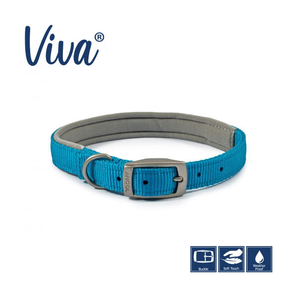 Ancol Viva Padded Dog Collar Pawsome Pets At Home