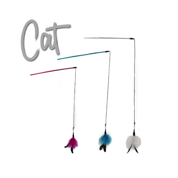Feather Bell Cat Toy Dangler