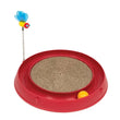 Catit Play Circuit Ball Cat Toy With Scratcher Red