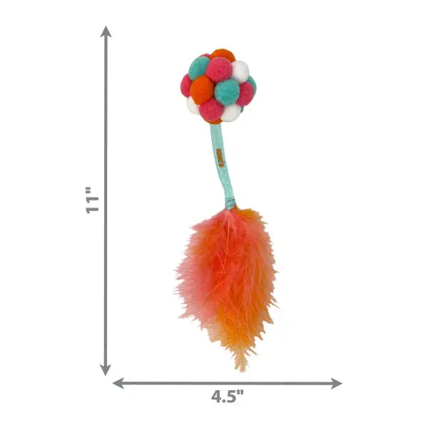 Cat toy KONG bubble ball interactive play