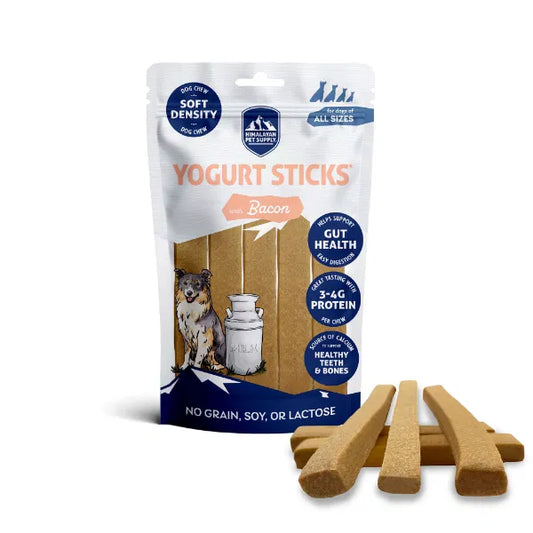 Himalayan Yogurt Stick Bacon Dog Treats 5pk