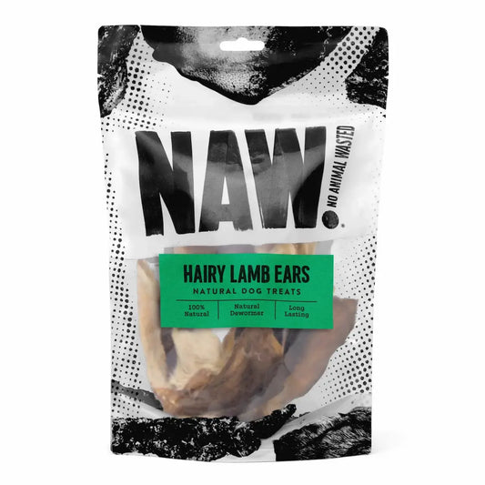 NAW Hairy Lamb Ears 100g natural single ingredient dog treat