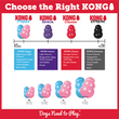 KONG Puppy Dog Toy  - Pink or Blue