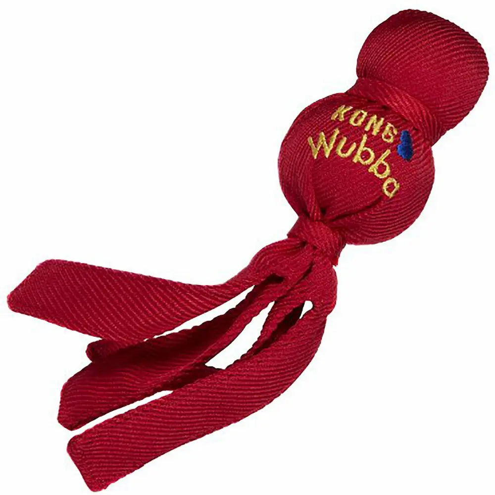 KONG Wubba Red Dog Toy – Durable Chew Tug Toy for Dogs UK