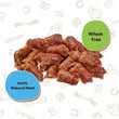 👉 Close up soft pigs in blankets dog treats chewy texture Good Boy 320g UK
