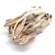 Natural hairy rabbit ears treats NAW 100g pack high protein dog chews