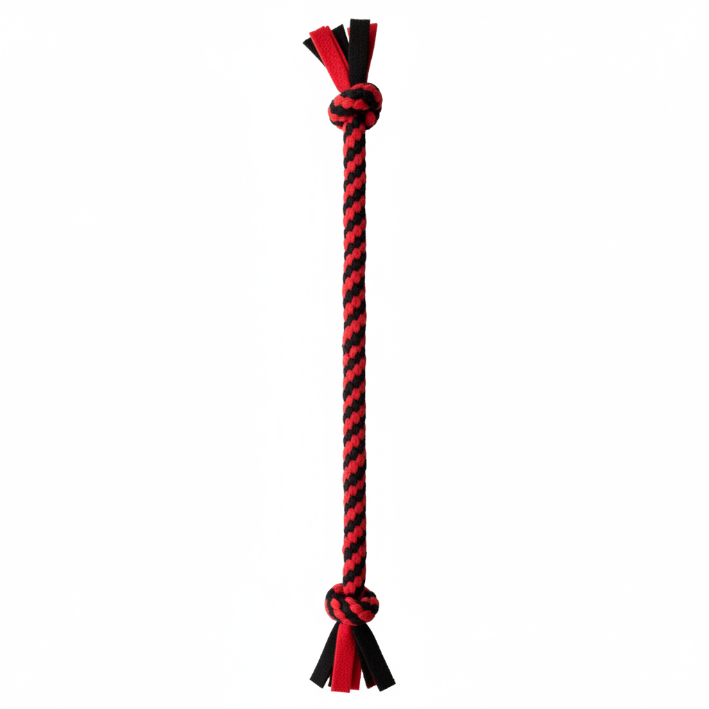 Red and Black Dog Tug Toy for dogs